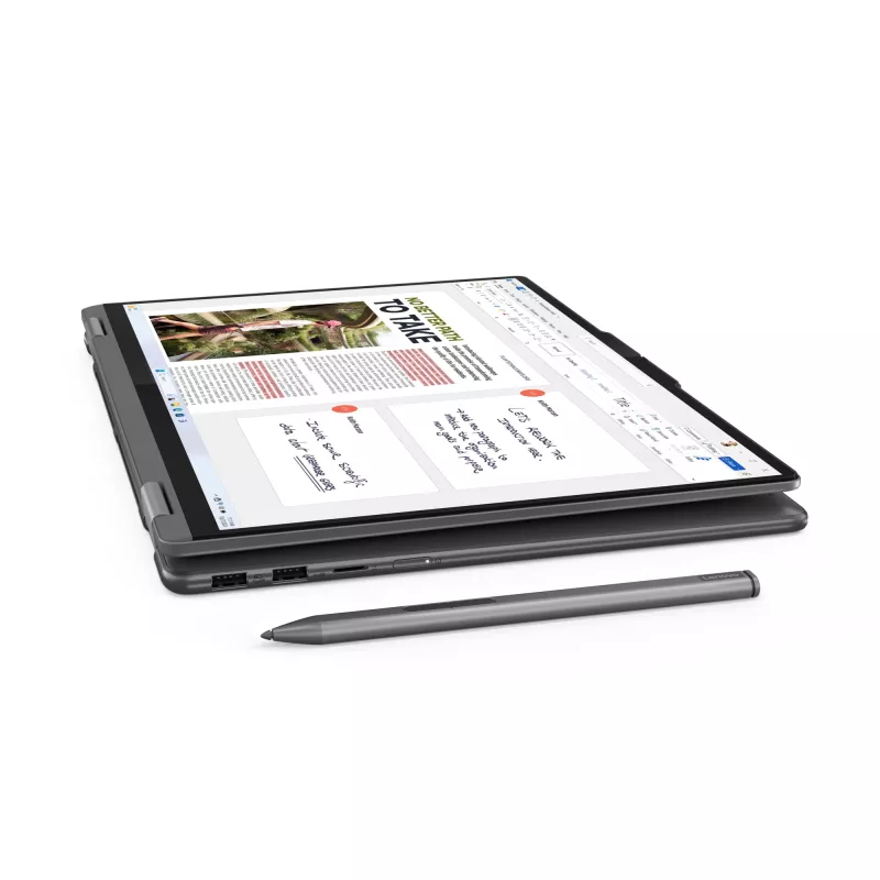 Lenovo Yoga 7 2-in-1 16IML9 Intel Core Ultra 7 155U Hybrid (2-in-1) 40,6 cm (16 colių) Jutiklinis ekranas WUXGA 16 GB LPDDR5x-SDRAM 1 TB SSD Wi-Fi 6E (802.11ax) Windows 11 Home JAV anglų kalba Pilka