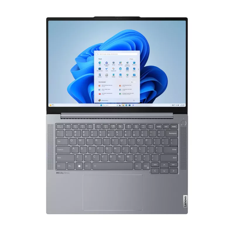 Lenovo ThinkBook 14 G6+ IMH Intel Core Ultra 5 125H nešiojamasis kompiuteris 36,8 cm (14,5 colio) WQXGA 16 GB LPDDR5x-SDRAM 512 GB SSD Wi-Fi 6E (802.11ax) Windows 11 Pro US anglų kalba Pilka