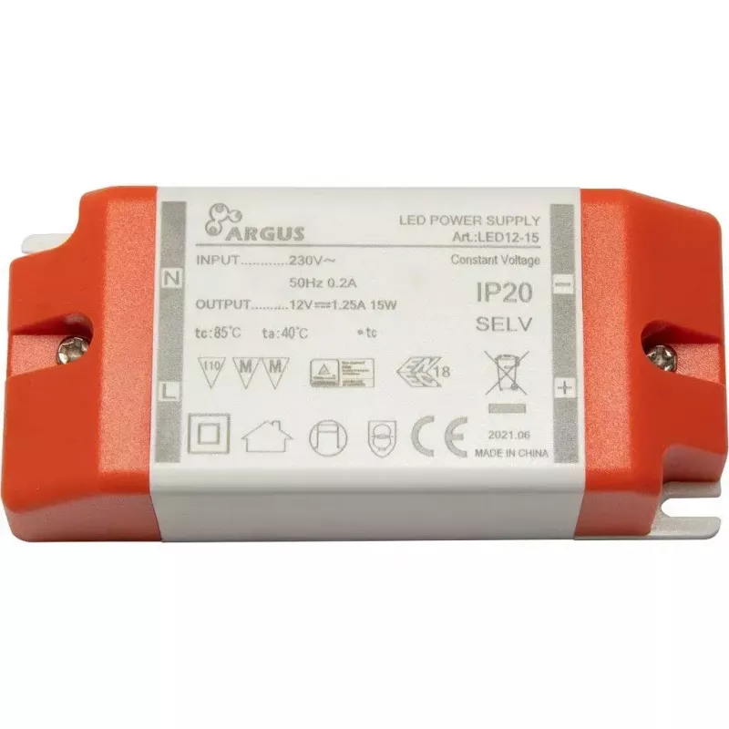 LED tvarkyklė Inter-Tech LED12-15 15W IP20 100000 val.