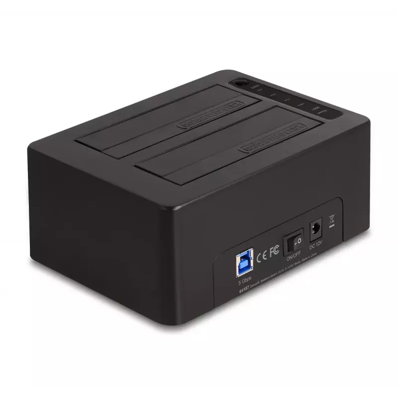 HDD/SSD korpusas DeLOCK 64187 juodas 2,5/3,5 colio 5 Gbit/s
