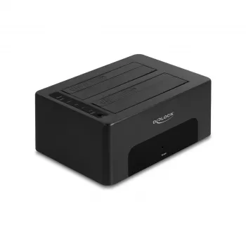 HDD/SSD korpusas DeLOCK 64187 juodas 2,5/3,5 colio 5 Gbit/s