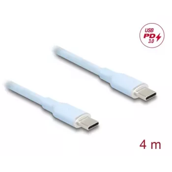 DeLOCK USB laidas USB 2.0 4 m USB C mėlynas 81236
