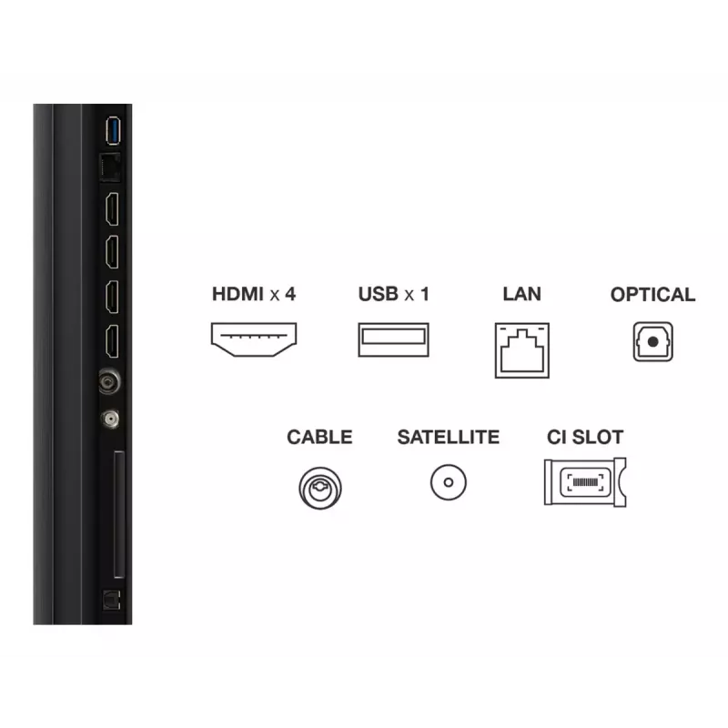 TCL C6K 65C6K televizorius 165,1 cm (65 col.) 4K Ultra HD išmanusis televizorius Wi-Fi Metalinis