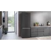 Siemens iQ500 KG49N4XAF šaldytuvas-šaldiklis Pastatomas 440 L Juoda