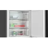 Siemens iQ500 KG49N4XAF šaldytuvas-šaldiklis Pastatomas 440 L Juoda
