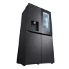 LG InstaView GMG960EVJE šaldytuvas-šaldiklis side-by-side laisvai pastatomas 638 l juodas