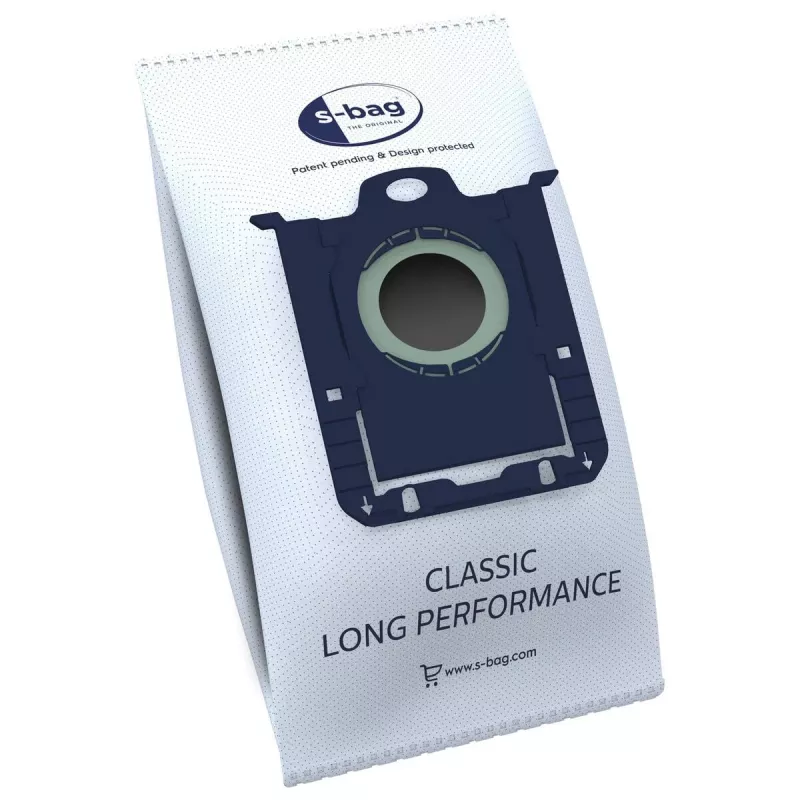 Electrolux s-bag Classic Long Performance dulkių maišeliai, 4 vnt.