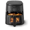Philips 2000 serijos NA220/00 gruzdintuvė, viena, 4,2 l, atskirai stovinti, 1500 W karšto oro gruzdintuvė, juoda
