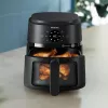 Philips 2000 serijos NA220/00 gruzdintuvė, viena, 4,2 l, atskirai stovinti, 1500 W karšto oro gruzdintuvė, juoda