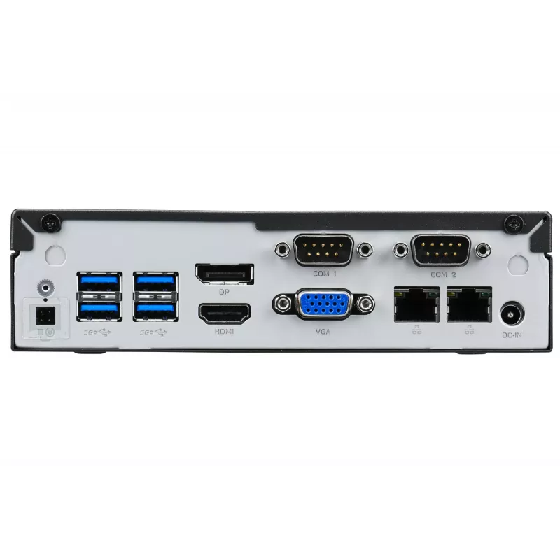 Shuttle XPC plonas Barebone DL40N, Intel N150, 1x DDR5, 2x LAN (2x 2,5 Gbit), 2xCOM, 1xHDMI, 1xDP, 1x VGA, be ventiliatoriaus, 24/7 nuolatinis veikimas