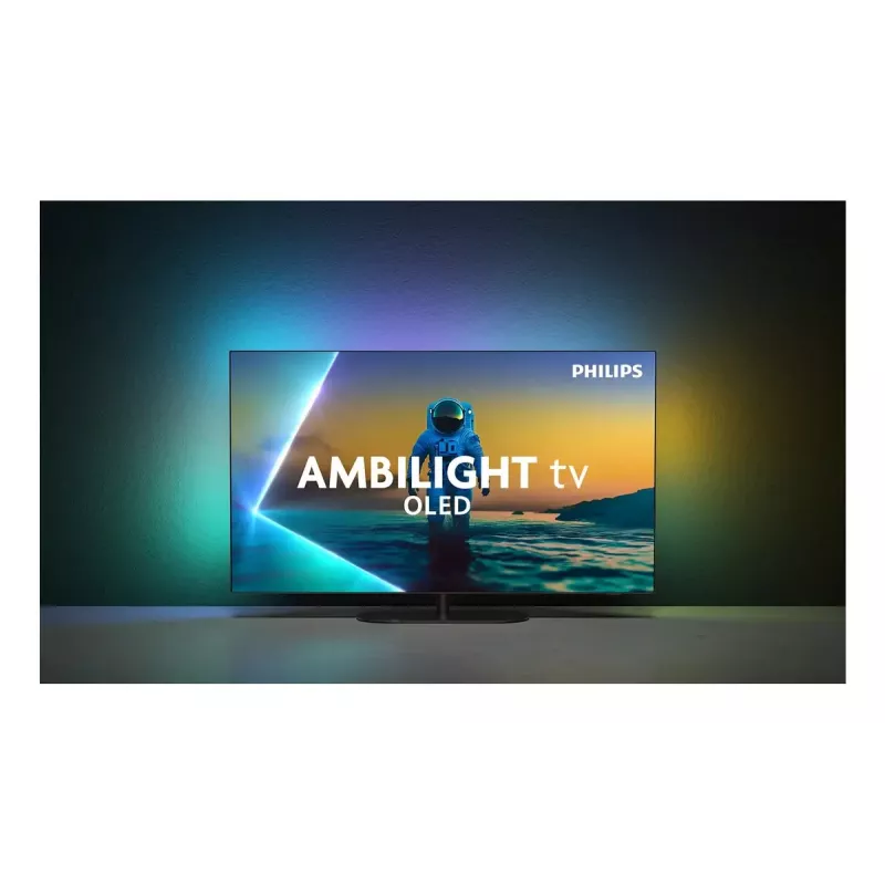 Philips Ambilight 55OLED810/12 TV 139.7 cm (55 colių) 4K Ultra HD išmanusis televizorius Wi-Fi pilka