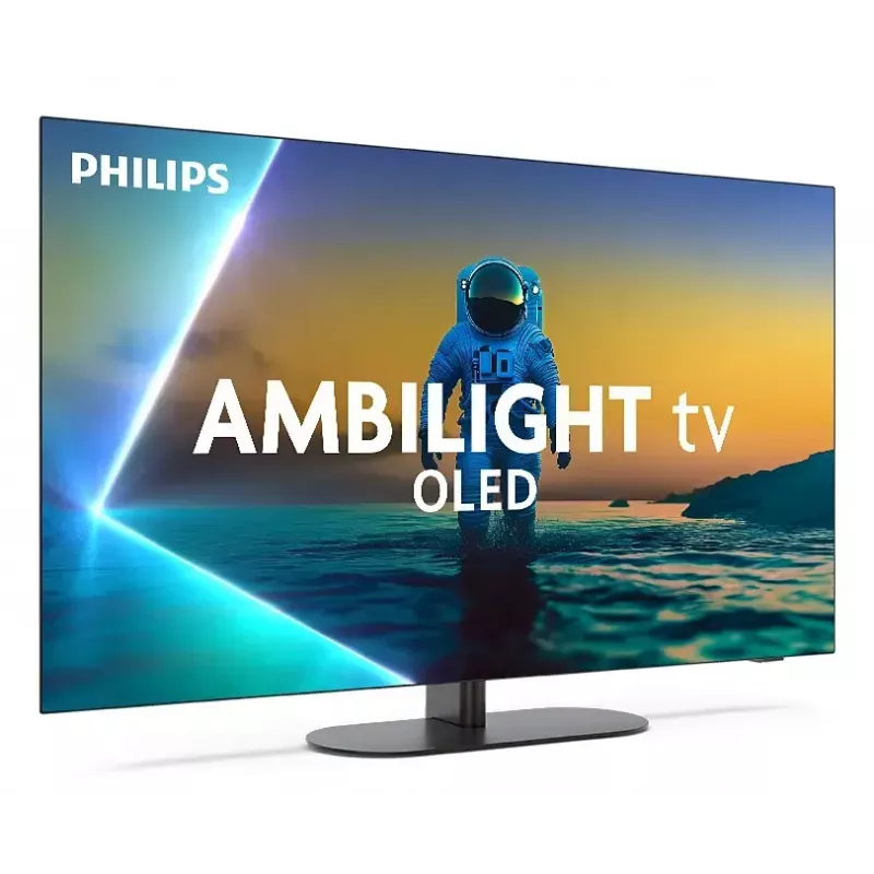 Philips Ambilight 55OLED810/12 TV 139.7 cm (55 colių) 4K Ultra HD išmanusis televizorius Wi-Fi pilka