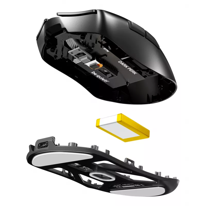 be quiet Dark Perk | Sym pelė Žaidimams Dešiniarankiams RF belaidė + USB Type-C Optinė 32000 DPI