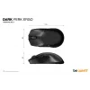 be quiet Dark Perk | Ergo pelė Žaidimams Dešiniarankiams RF belaidė + USB Type-C Optinė 32000 DPI