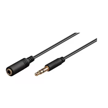 Microconnect AUDLG1G garso kabelis 1 m 3,5 mm juodas
