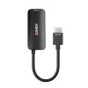 Lindy HDMI 8K60 į DisplayPort 1.4 keitiklis, 0,157 m, HDMI A tipo (standartinis), DisplayPort, vyriškas, moteriškas, tiesus