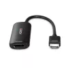 Lindy HDMI 8K60 į DisplayPort 1.4 keitiklis, 0,157 m, HDMI A tipo (standartinis), DisplayPort, vyriškas, moteriškas, tiesus