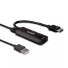 Lindy HDMI 8K60 į DisplayPort 1.4 keitiklis, 0,157 m, HDMI A tipo (standartinis), DisplayPort, vyriškas, moteriškas, tiesus