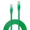Lindy 30m Cat.6 U/UTP tinklo kabelis, žalias, 0.3 m, Cat6, U/UTP (UTP), RJ-45, RJ-45, žalias