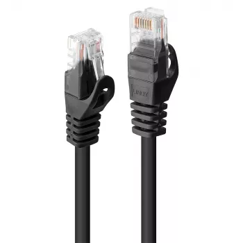Lindy 48191 tinklo kabelis juodas 0,5 m Cat6 U/UTP (UTP)