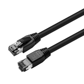 Microconnect MC-SFTP8005S tinklo kabelis Juodas 0.5 m Cat8.1 S/FTP (S-STP)