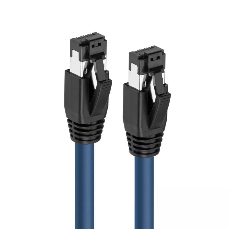 Microconnect MC-SFTP80025B tinklo kabelis mėlynas 0,25 m Cat8.1 S/FTP (S-STP)