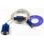 Microconnect USBADB25 serijinis kabelis permatomas 1.8 m USB DB9