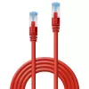 Lindy 47168 tinklo kabelis raudonas 10 m Cat6a S/FTP (S-STP)