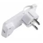 Microconnect PESCHPLUG-W maitinimo kištuko adapteris F tipo baltas
