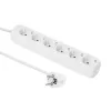 Microconnect GRU0063WA maitinimo ilgintuvas 3 m 6 lizdai Balta
