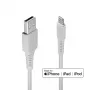 Lindy 3 m USB į Lightning laidas, baltas, 3 m, USB A, kištukas, kištukas, baltas, tiesus