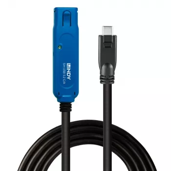 Lindy 5m USB 3.2 Gen 1 C/A Active Extension Pro, 5 m, USB C, USB A, USB 3.2 Gen 1 (3.1 Gen 1), Juoda