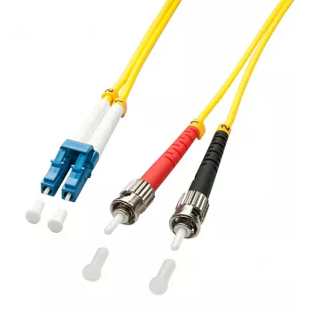 Lindy 1 m LC/ST InfiniBand/šviesolaidinis kabelis įvairiaspalvis, geltonas