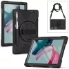 Planšetinio kompiuterio dėklas eSTUFF, skirtas Lenovo Tab P11 Pro, polikarbonatas, 29,2 cm (11,5 col.) ekranui, 2 stovėjimo režimai, juodas