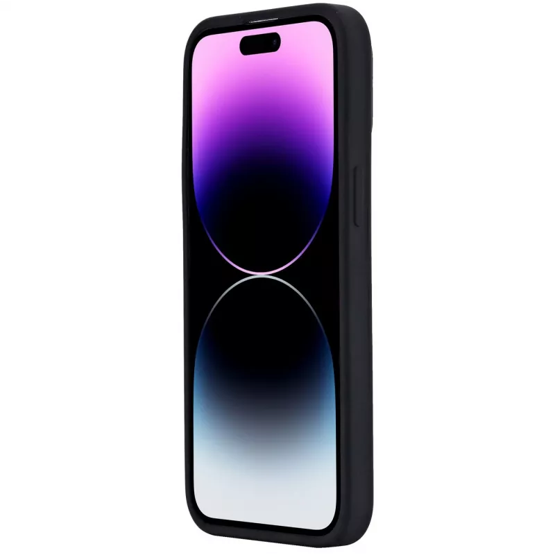 Mobiliojo telefono dėklas eSTUFF, skirtas Apple iPhone 12 / 12 Pro, silikoninis, tinka 15,5 cm (6,1 colio) ekranui, juodas
