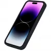 Mobiliojo telefono dėklas eSTUFF, skirtas Apple iPhone 12 / 12 Pro, silikoninis, tinka 15,5 cm (6,1 colio) ekranui, juodas