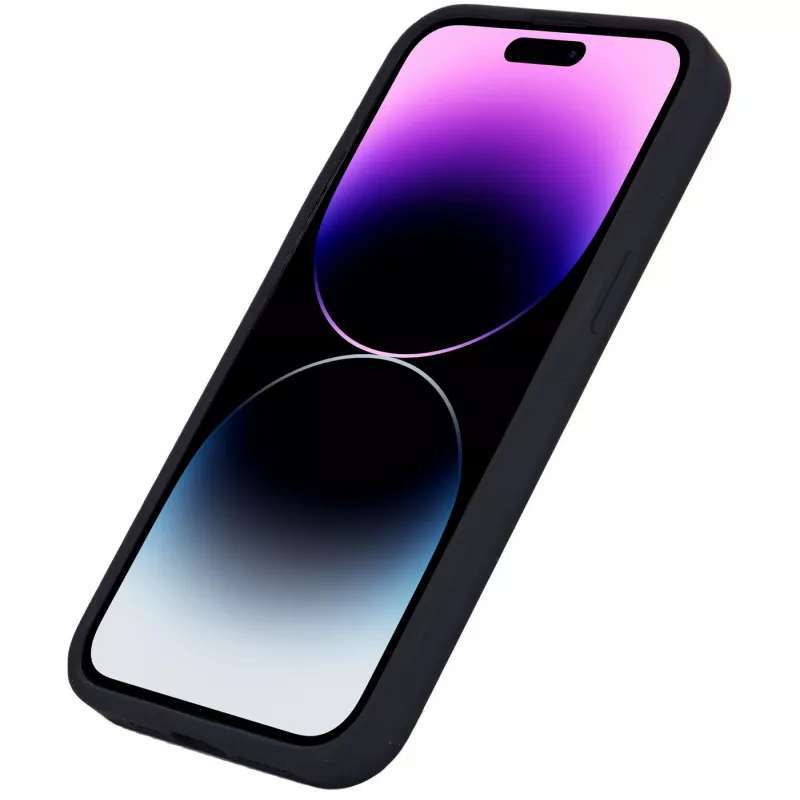 Mobiliojo telefono dėklas eSTUFF, skirtas Apple iPhone 12 / 12 Pro, silikoninis, tinka 15,5 cm (6,1 colio) ekranui, juodas