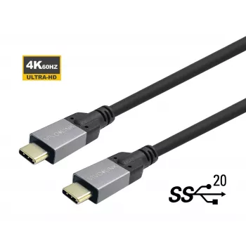 Vivolink PROUSBCMM8 USB laidas 8 m USB C juodas