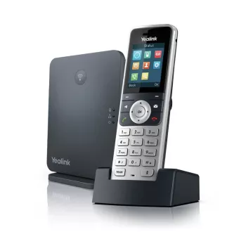 Yealink W53P DECT bazinė stotis Juoda, Sidabrinė