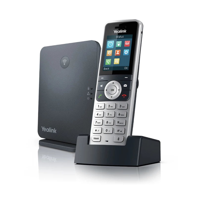 Yealink W53P DECT bazinė stotis Juoda, Sidabrinė