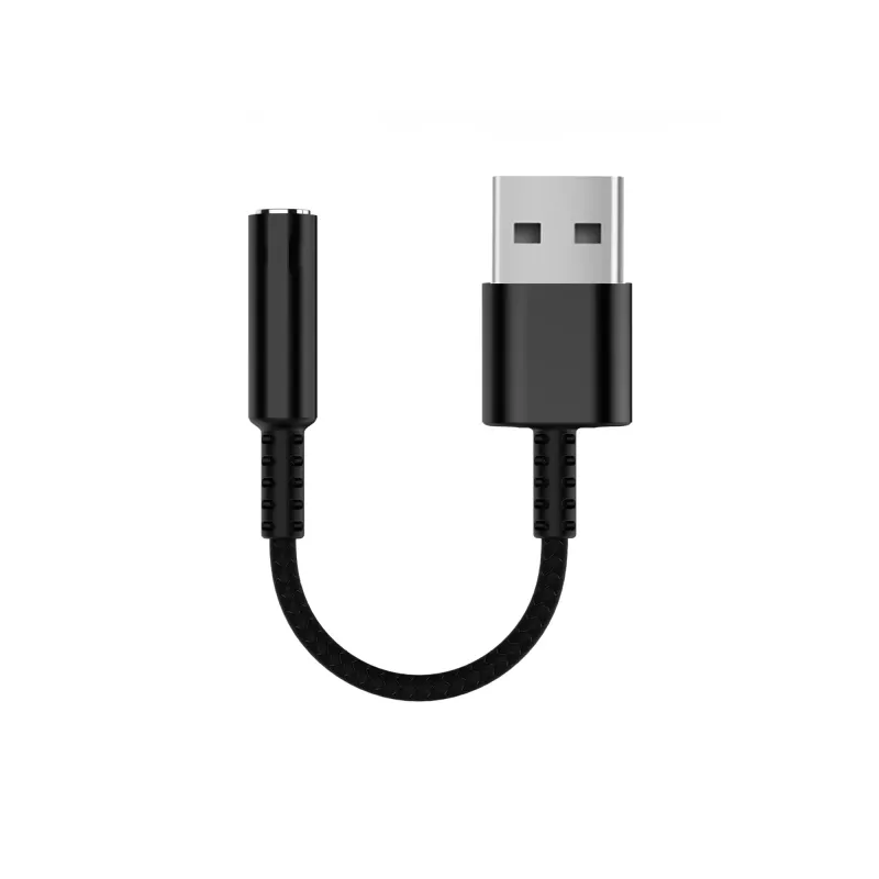 Equip 147945 garso kabelis 0,15 m 3,5 mm USB Type-A juoda