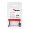 Equip 147945 garso kabelis 0,15 m 3,5 mm USB Type-A juoda