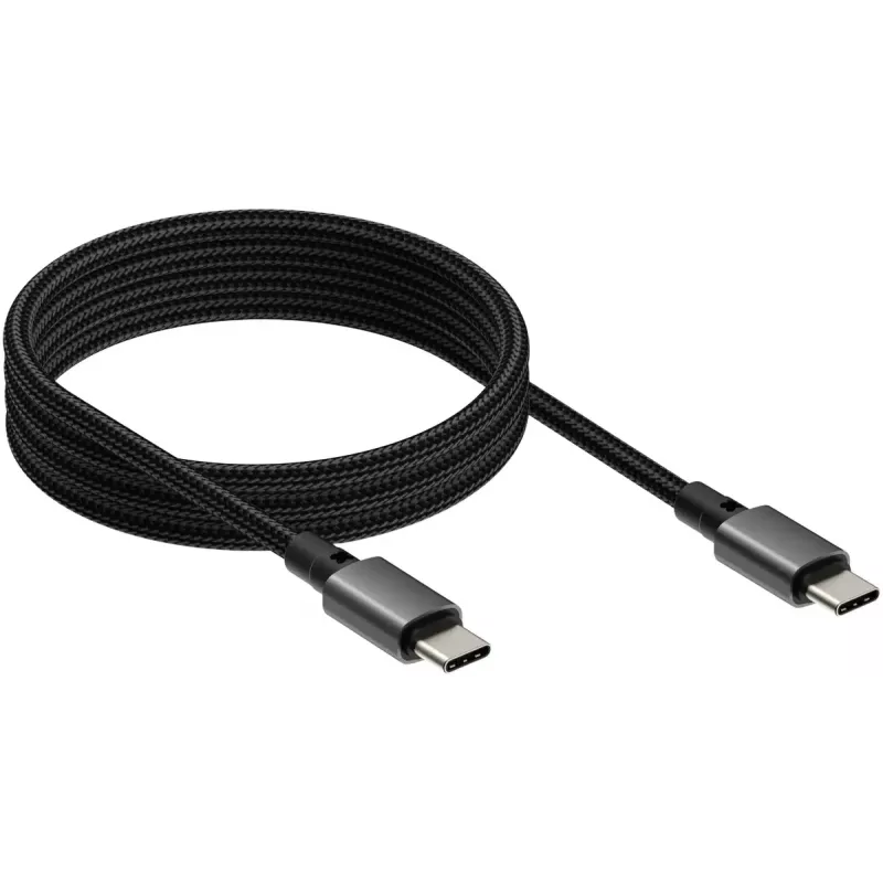 USB-C į USB-C kabelis VISION TC 1MUSBCMAG/BL — 1 m, USB 3.2 Gen 2 (3.1 Gen 2), juodas, nikeliuoti kontaktai