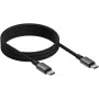 USB-C į USB-C kabelis VISION TC 1MUSBCMAG/BL — 1 m, USB 3.2 Gen 2 (3.1 Gen 2), juodas, nikeliuoti kontaktai