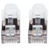 Intellinet tinklo kabelis, Cat6, 15 m, baltas, varis, S/FTP, LSOH / LSZH, PVC, RJ45, auksuoti kontaktai, neužkabinamas, su apsaugine mova, viso gyvenimo garantija