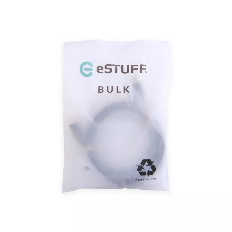 eSTUFF ES604280-BULK USB laidas USB 2.0 2 m USB C juoda