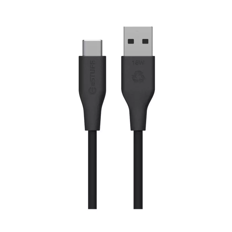eSTUFF ES605280 USB laidas USB 2.0 2 m USB C USB A juodas