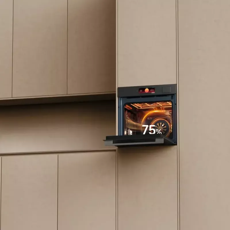 Įmontuojama orkaitė Dreame OZ60 Pro Combi — 81 l, 60 cm, juoda, energijos klasė A++