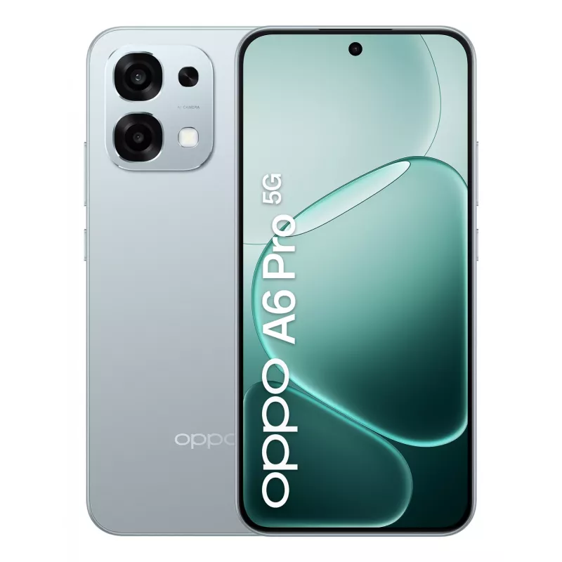 OPPO A6 Pro 5G 16,7 cm (6,57 col.) Dual SIM Android 15 USB Type-C 8 GB 256 GB 6500 mAh Titanis