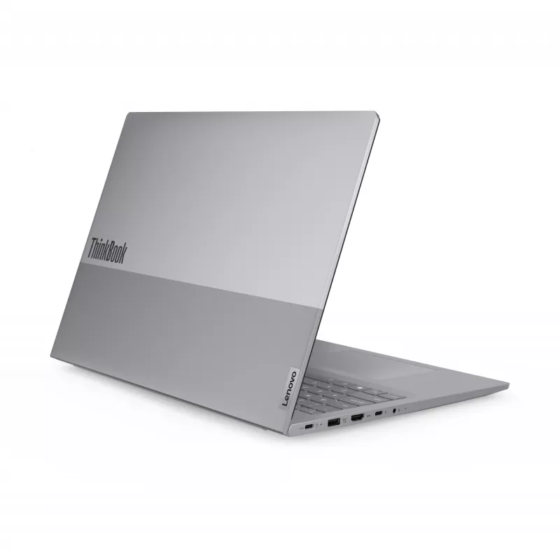 Nešiojamasis kompiuteris Lenovo ThinkBook 16 G8 IAL — Intel Core Ultra 5 135H, 16 colių WUXGA 1920×1200, 16 GB DDR5, 512 GB SSD, Intel Arc, Windows 11 Pro, Pilka